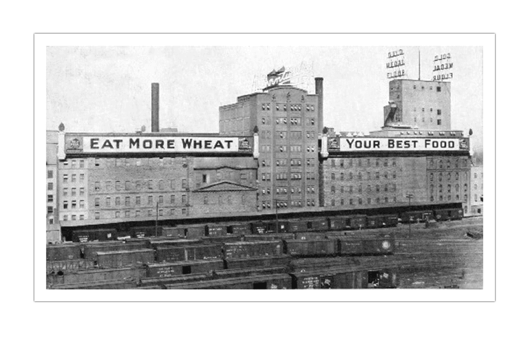 Gold Medal Flour Mill in the 1940s.
